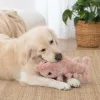 Pink plush shrimp figurine toy, cute and soft, a gift plush doll details Picture